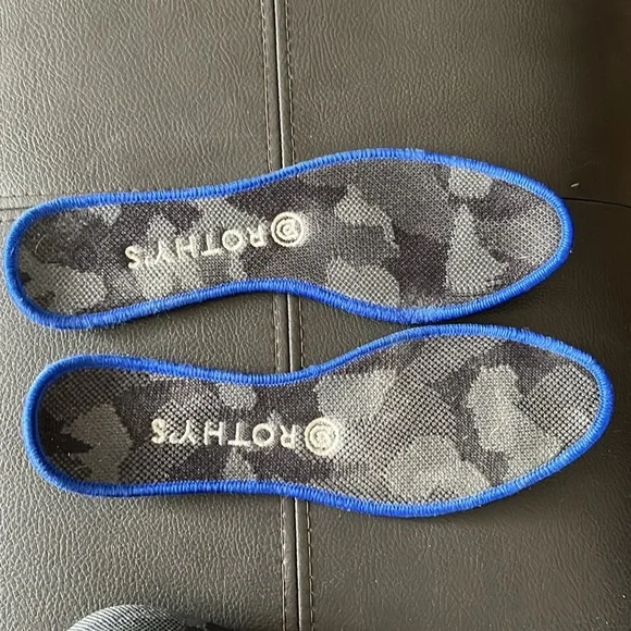 Rothys The Loafers Dark Gray Camo Luxury Flats Loafers - Picture 8 of 9